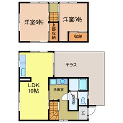 楠風台戸建の物件間取画像